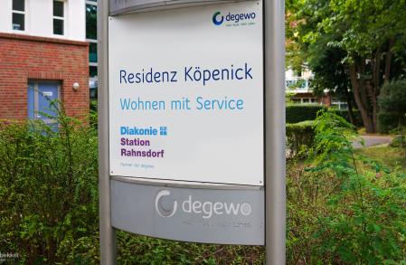 Außenansicht der Diakonie-Station Rahnsdorf
