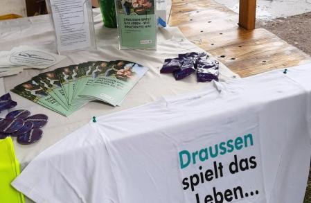 Bild von unserem Stand auf der  50. Berliner Seniorenwoche