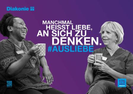 Kampagnenbild Diakonie #AusLiebe