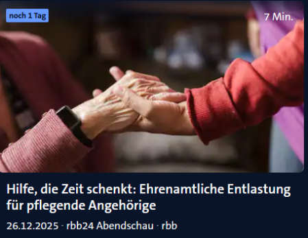rbb Abendschau - ARD Mediathek Beitrag 26.12.2025
