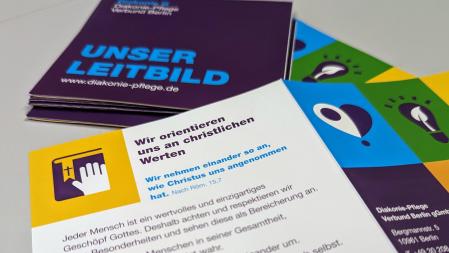 Bild vom Leitbild als Poketflyer