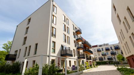Terrasse der Wohngemeinschaft