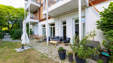 Terrasse der Wohngemeinschaft