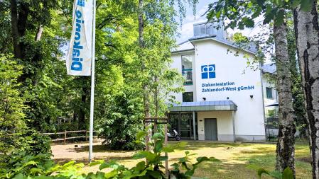 Eingang der Diakonie-Station Zehlendorf-West