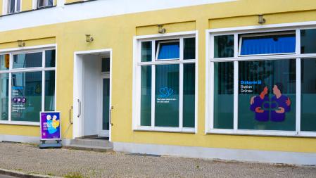 Außenansicht der Diakonie-Station Grünau 