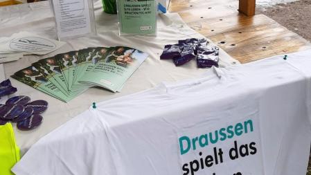 Bild von unserem Stand auf der  50. Berliner Seniorenwoche