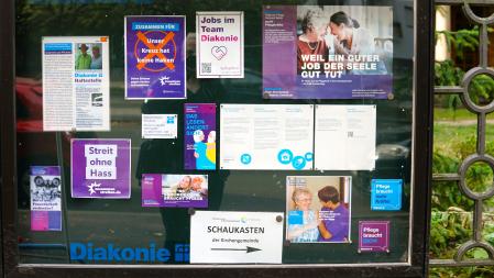 Diakonie-Station Kreuzberg Schaukasten