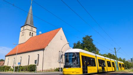 Außenansicht der Diakonie-Station Friedrichsfelde