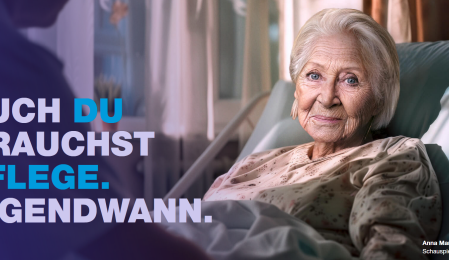 Kampagne #StarkFuerPflege Diakonie Deutschland Bild Mühe