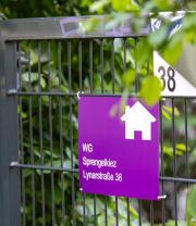Terrasseneingang der Wohngemeinschaft