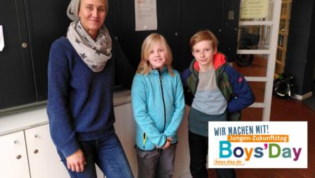 Bild von Teilnehmenden des Boys' Day 2024