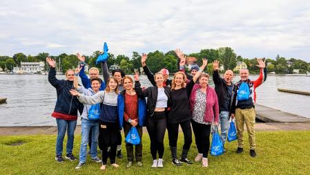 Sommerfest Drachenbootrennen Gewinnerfoto