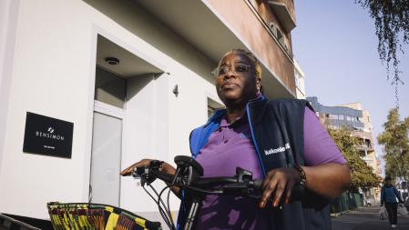 Fahrrad Diakonie Ambulante Pflege 