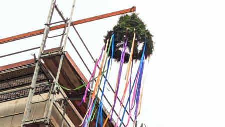 Bild vom Richtfest Campus St. Simeon in Berlin Kreuzberg