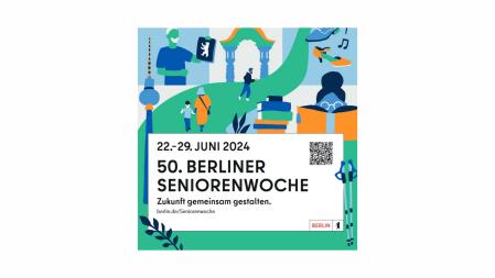 Titelbild der 50. Berliner Seniorenwoche der Senatsverwaltung