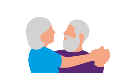 Titelbild Hilfe im Alter - Illustration