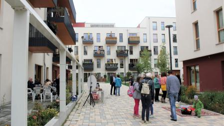 Gebäudeansicht Wohngemeinschaft im "Quartier Wir"